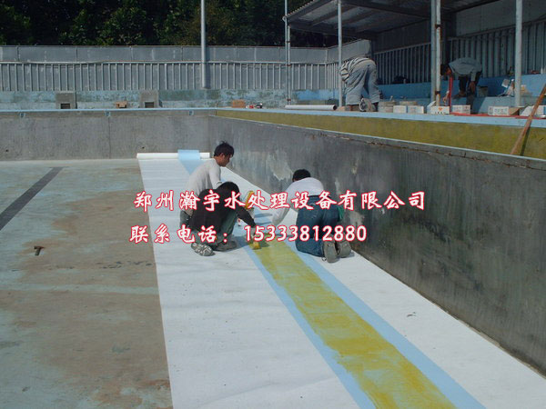 游泳池水處理設備生產(chǎn)供應：泳池磚鋪貼及防水注意事項